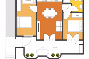 Casa accogliente pronta per essere abitata