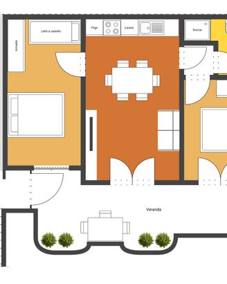 Casa accogliente pronta per essere abitata