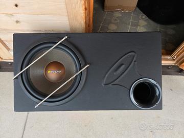 subwoofer eton hex 12 630 completo di box dedicato
