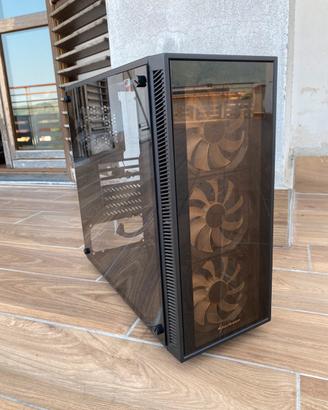 Case Sharkoon TG4 ATX Rosso