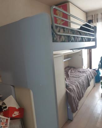 Cameretta con letto a castello City-line