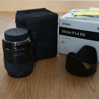 Sigma art 35mm f1.4 DG HSM Nikon