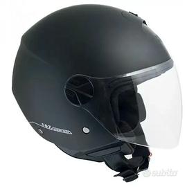 Casco jet CGM Florence 107A Nero gommato