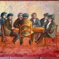 Dipinto a firma  OTTONE ROSAI