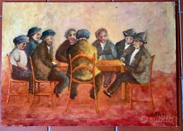 Dipinto a firma  OTTONE ROSAI