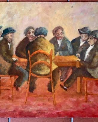 Dipinto a firma  OTTONE ROSAI