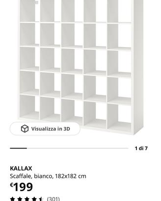 Libreria Ikea Kallax 5x5