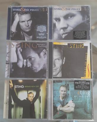 lotto 6 cd sting pari al nuovo