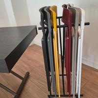 Sedie Zeta Pezzani con Carrello portasedie