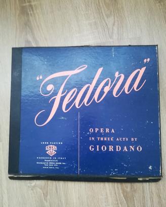 Opera completa Fedora - 2 dischi 78 giri