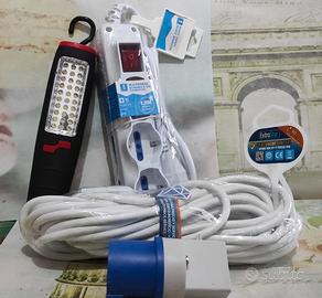 Adattatore Scame prolunga lampada led multipresa