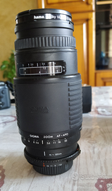 Teleobiettivo/ macchina fotografica analogica