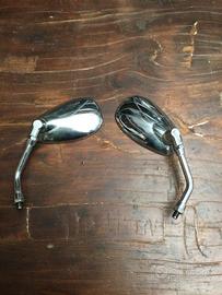 Specchi retrovisori cromati Moto Guzzi
