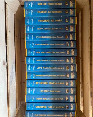 Magic English Disney VHS lotto 25 De Agostini