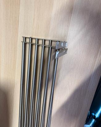 Mensola x2  IKEA GRUNDTAL acciaio inox da parete