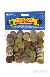 Monete Euro giocattolo (100 pezzi SIGILLATO)