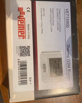 VEMER VE715900 THERMO GSM Termostato da parete