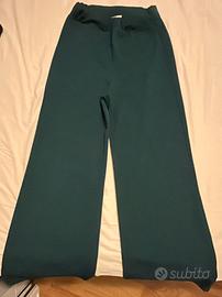 Pantaloni donna verdi Piazza Italia taglia M