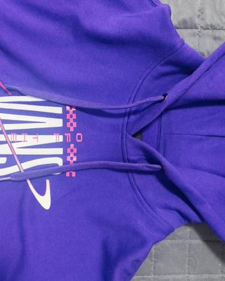 Felpa Vans viola con cappuccio taglia L mai indoss