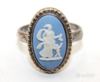 Wedgwood argento sterling anello neoclassico diasp