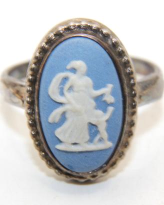 Wedgwood argento sterling anello neoclassico diasp