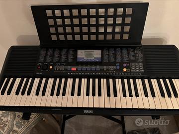 Tastiera piano yamaha PSR-190 + poggia tastiera