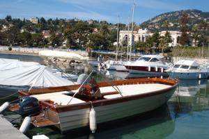 Barca in legno mogano made in Italy