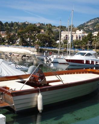 Barca in legno mogano made in Italy