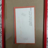 autografo Giorgio De Chirico 