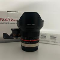 Samyang 12mm f/2.0 NCS CS per Fuji X-Mount