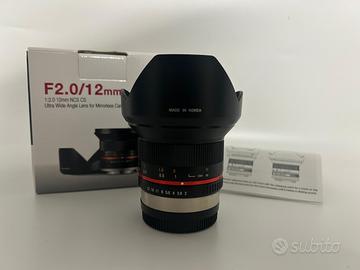 Samyang 12mm f/2.0 NCS CS per Fuji X-Mount