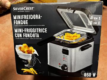 Mini friggitrice con fonduta 2 in 1