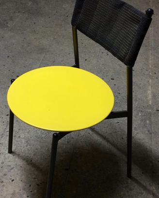 Sedia Lema in metallo L26 per cameretta anni 80-90