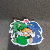 Stickers Sonic The Hedgehog e Jeth True Love Smack