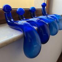 Bottiglie in vetro soffiato