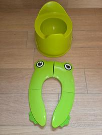 Vasino e riduzione wc da viaggio per bambini