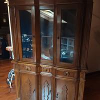 Credenza/vetrina in legno massello