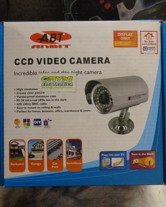 Videocamera con alimentatore