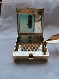 portacenere da borsetta con specchio 