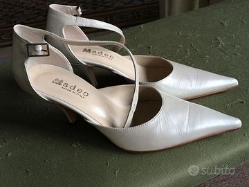 Scarpe da Sposa / Cerimonia - Bianco Perlato - 37