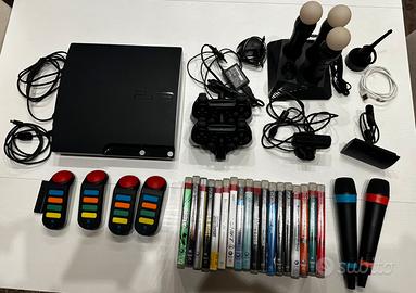 Sony Play Station PS3 Slim 160GB + molti accessori