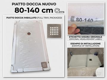 Piano doccia resina bianco opaco nuovo imballato