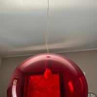 Lampadario lampada Kartell Fly Rosso