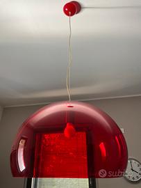 Lampadario lampada Kartell Fly Rosso