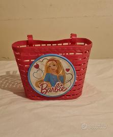 cestino per bicicletta bimba vintage Barbie