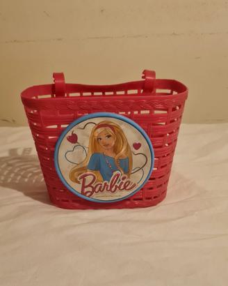 cestino per bicicletta bimba vintage Barbie