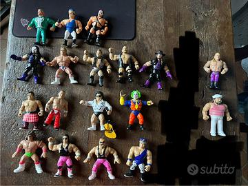 Wwf hasbro e mattel retro loose 18 figures