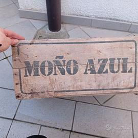 Cassetta decorativa Mono Azul legno