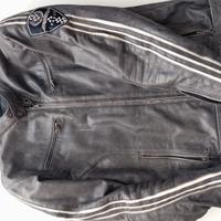 Giacca moto in pelle bikers TG.48