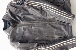 Giacca moto in pelle bikers TG.48